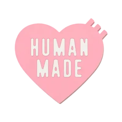 HUMAN MADE Heart Rubber Coaster "Pink"