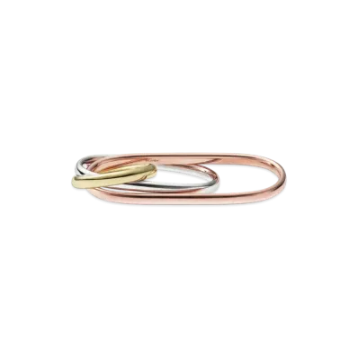 Cartier Trinity for Chitose Abe of sacai Ring "White Gold/Yellow Gold/Pink Gold"