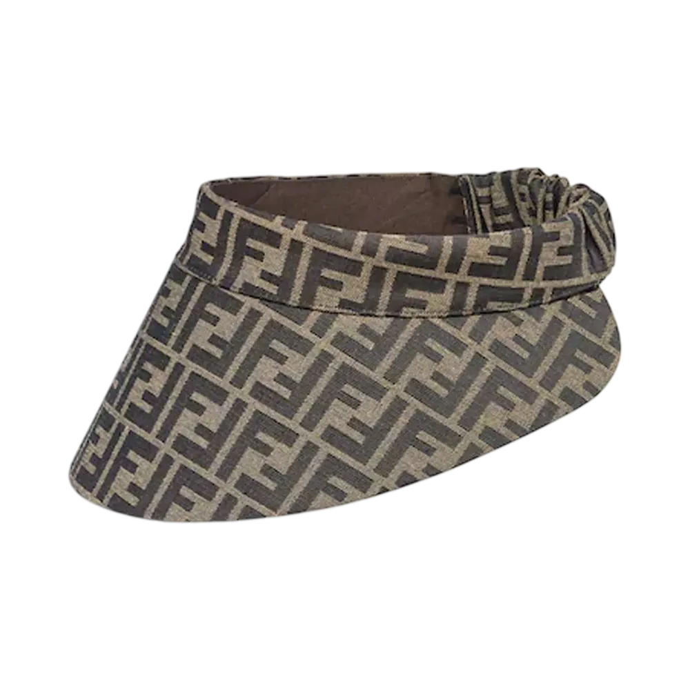 FENDI Visor Canvas "Brown"