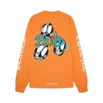 Chrome Hearts Matty Boy Link & Build L/S T-Shirt "Orange"