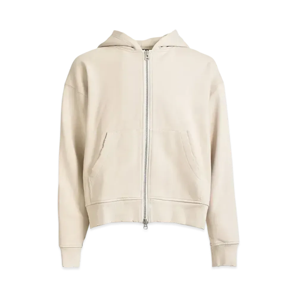 BREATH Newrich Short Zip Hoodie "Beige"