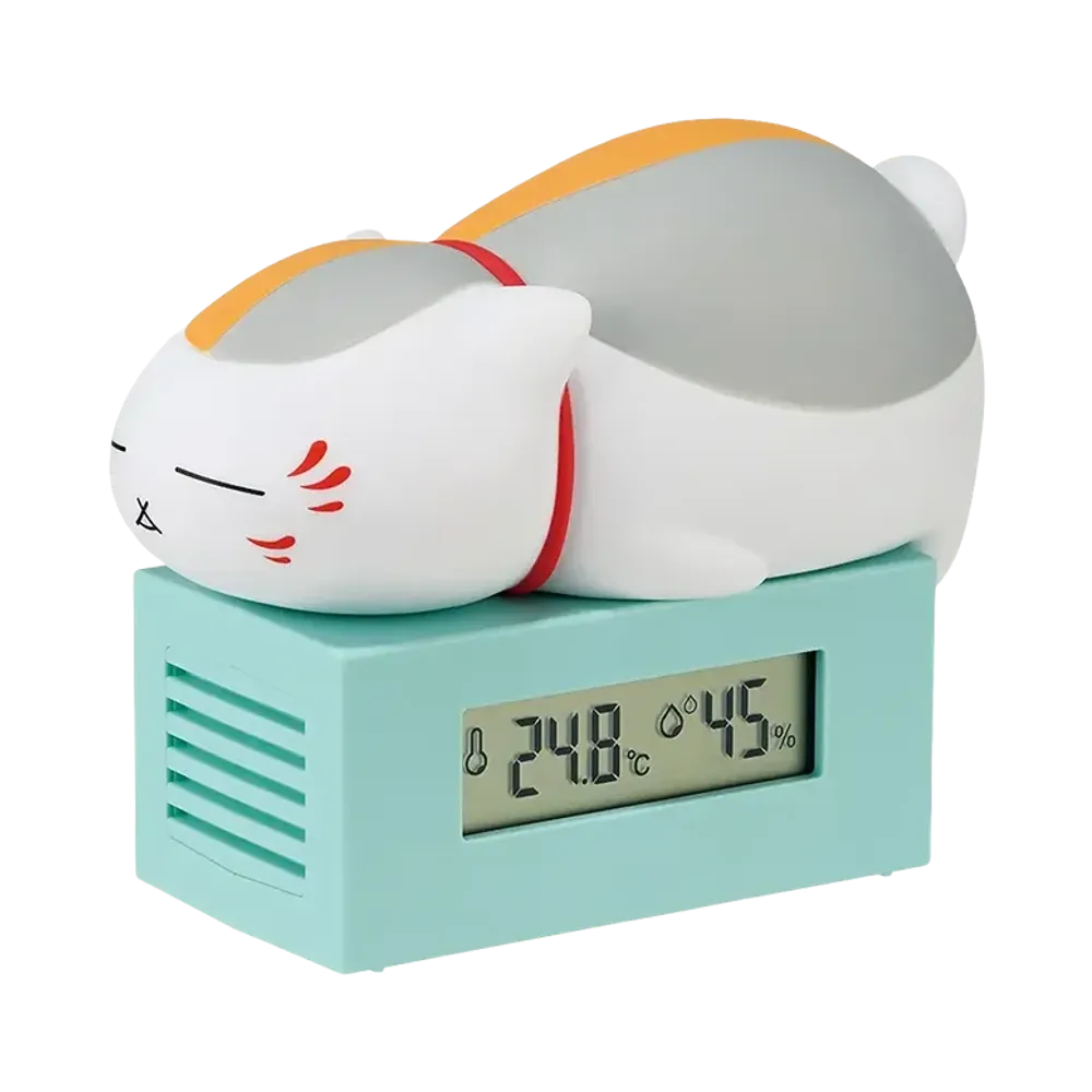 BANDAI "Ichiban Kuji" -Natsume's Book of Friends: Rain or Shine.- A Prize Nyanko-sensei Thermometer/Hygrometer