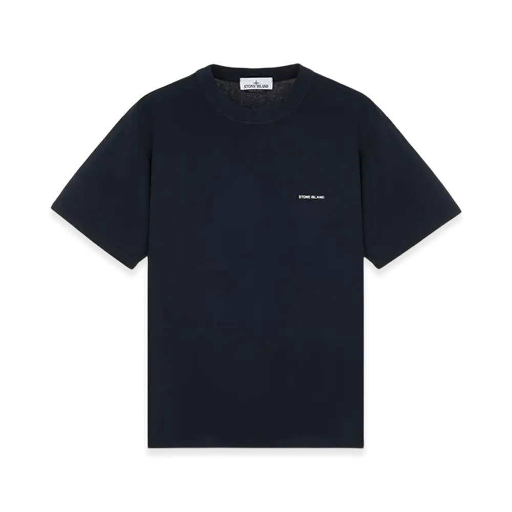 Stone Island 22379 Short Sleeve Cotton T-Shirt - 24SS "Blue"