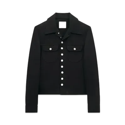 Courreges Multiflex Denim Trucker Jacket "Black"