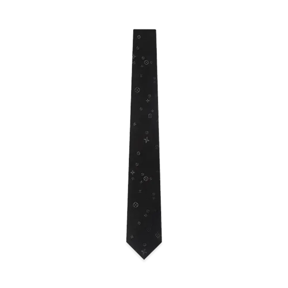 Louis Vuitton Tie LV Starry Night 7cm "Noir"