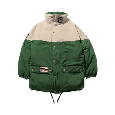 END. x Clarks Originals x BEAMS PLUS Leather Capshoulder Down Jacket "Green"