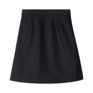 Burberry Kids Pleated Skirt "Blue"