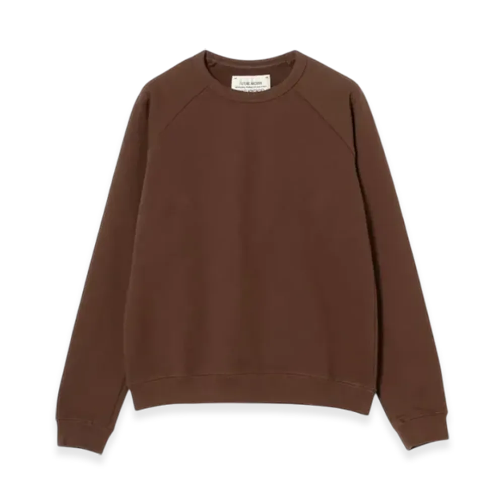 BEAMS FUTURE ARCHIVE Crew Neck Sweat "Brown"