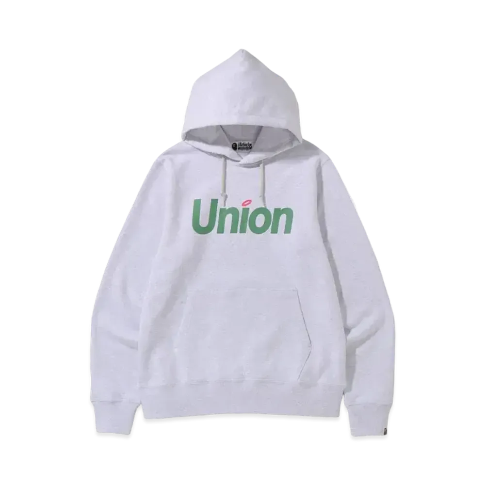 UNION BAPE® PULLOVER HOODIE "Grey"