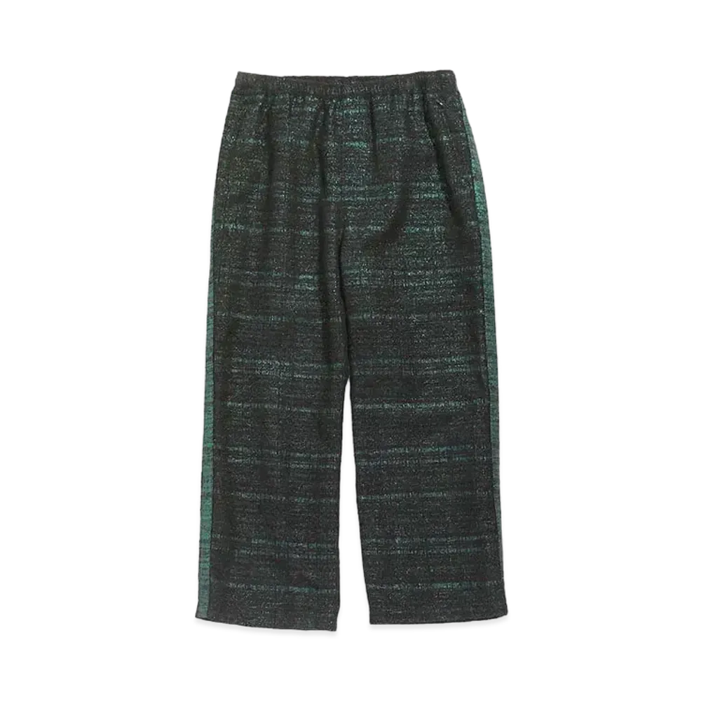 Needles S.L. SEAM POCKET PANT - W/N/R/PE LAME CLOTH JQ. "Green"