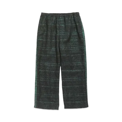 Needles S.L. SEAM POCKET PANT - W/N/R/PE LAME CLOTH JQ. "Green"