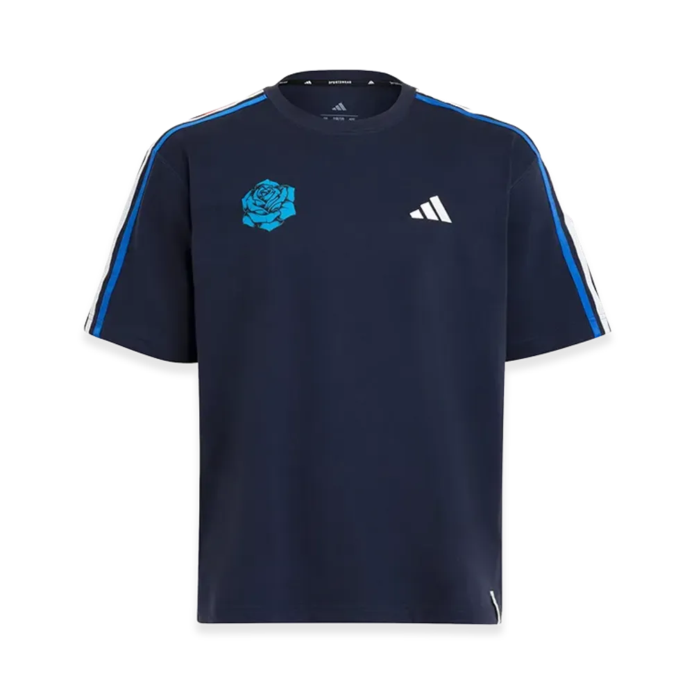 adidas x Ado Three Stripes Short Sleeve T-Shirt "Navy"