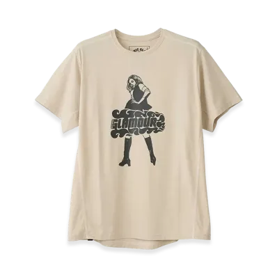 HYSTERIC GLAMOUR Vixen Girl Functional T-Shirt "Beige"