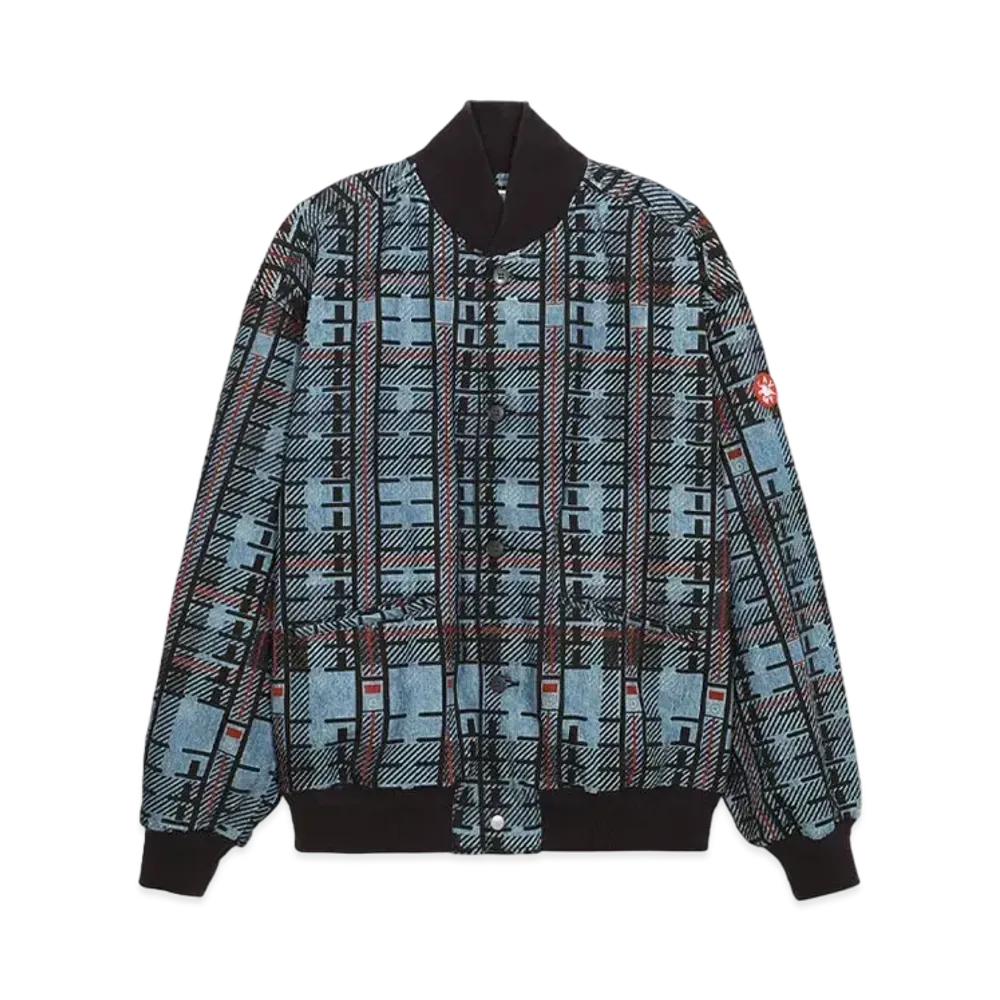 Cav Empt (C.E) CHECK PRINT DENIM JACKET "Multi"