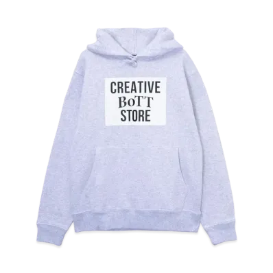 BoTT x creativedrugstore Square Logo Hoodie "Gray"