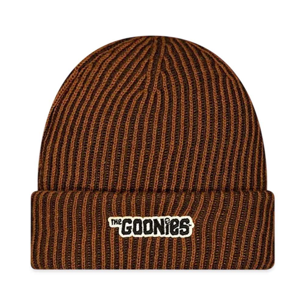 NEW ERA x The Goonies Cuff Knit Title Logo "Brown"