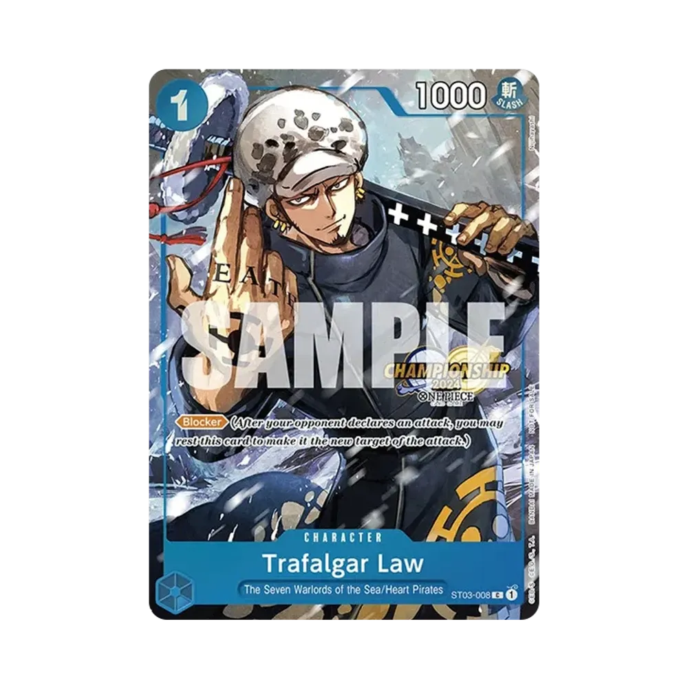 トラファルガー・ロー C [ST03-008]【英語版】(プロモーションカード「チャンピオンシップ 2024 イベントパック」)