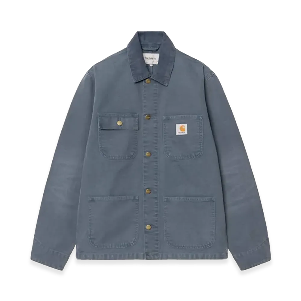 Carhartt WIP Michigan Coat "Dusky Blue/Dusky Blue(Stone Canvas)"