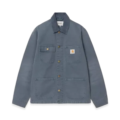 Carhartt WIP Michigan Coat "Dusky Blue/Dusky Blue(Stone Canvas)"