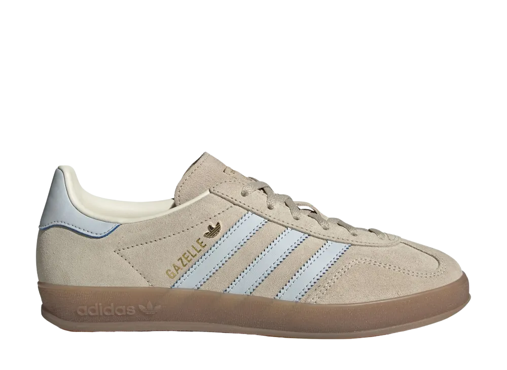 adidas Women's Gazelle Indoor "Wonder Beige/Halo Blue"