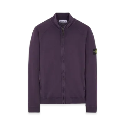 Stone Island 62460 Old Treatment Full Zip Sweatshirt - 23SS "Purple"