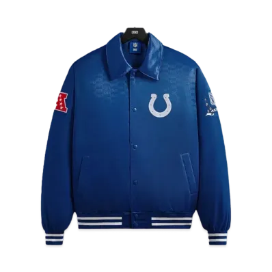 Kith x the NFL: Colts Satin Bomber Jacket "Entice"