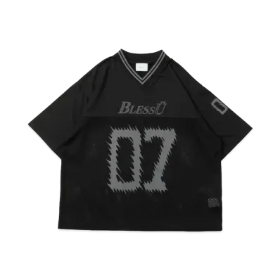 BLESS U BU Football Jersey "Black"