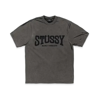 Stussy Burly Stone Washed Tee "Black"