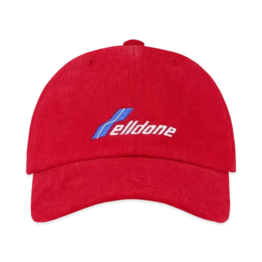 WE11DONE WD Logo Cap "Red"