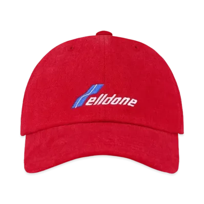 WE11DONE WD Logo Cap "Red"