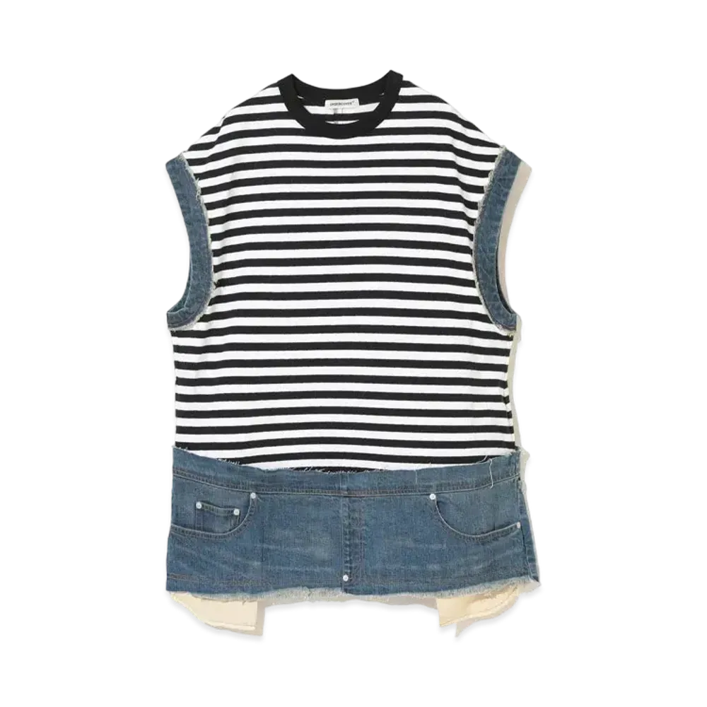 UNDERCOVER Cotton Tank Top "Indigo"