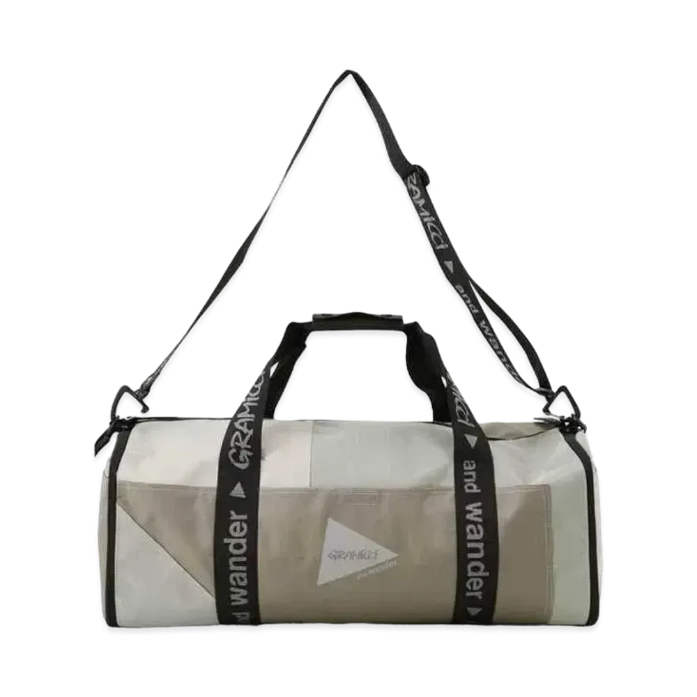 GRAMICCI x and wander Multi Patchwork Boston Bag "Multi Beige"