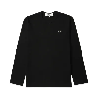 PLAY COMME des GARCONS Unisex Long Sleeve T-Shirt AX-T120-051 "Black"