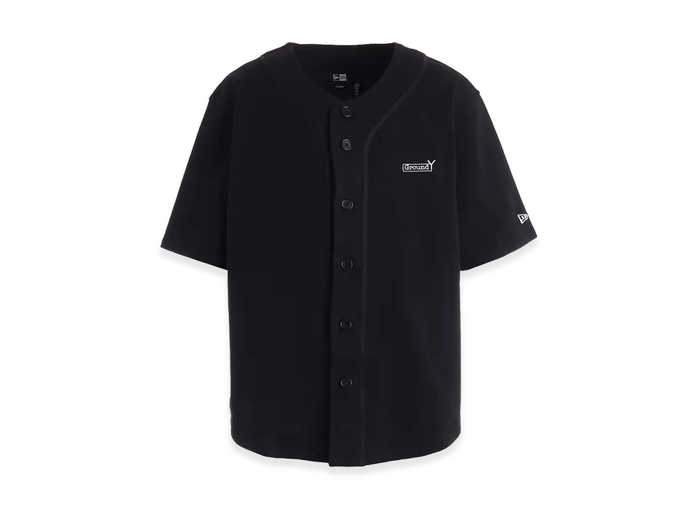 Ground Y x NEW ERA Women's Back Logo Base Ball Shirt "Black"