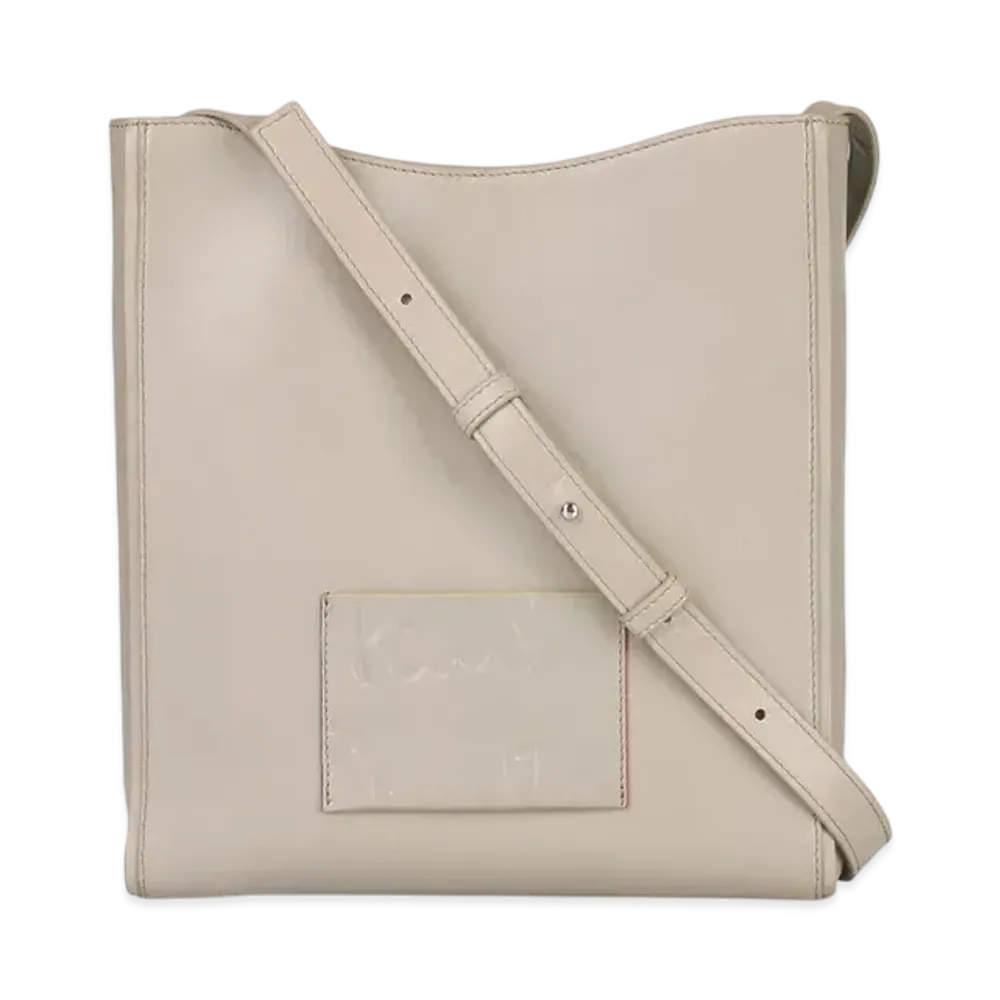 Paul Smith Branded Color Edge Shoulder Bag "LightBeige"