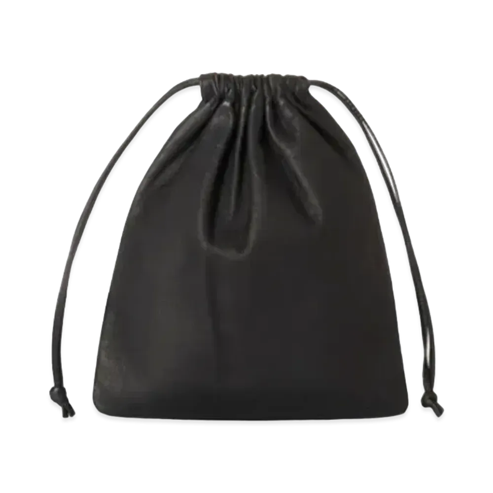 Aeta Double Faced Drawstring Pouch L "Black"