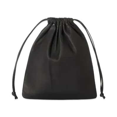 Aeta Double Faced Drawstring Pouch L "Black"