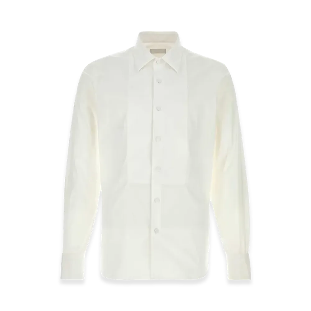 PRADA Stretch Poplin Shirt "White"