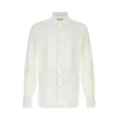 PRADA Stretch Poplin Shirt "White"