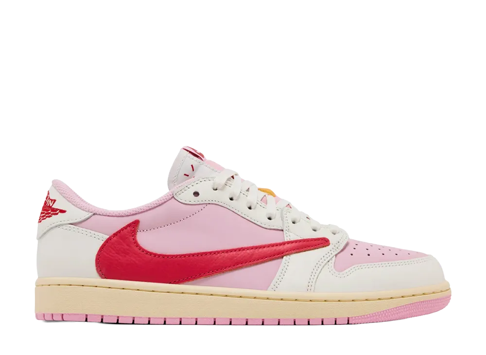 Travis Scott × Nike Air Jordan 1 Retro Low OG "Sail/Tropical Pink"