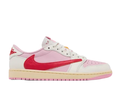 Travis Scott × Nike Air Jordan 1 Retro Low OG "Sail/Tropical Pink"