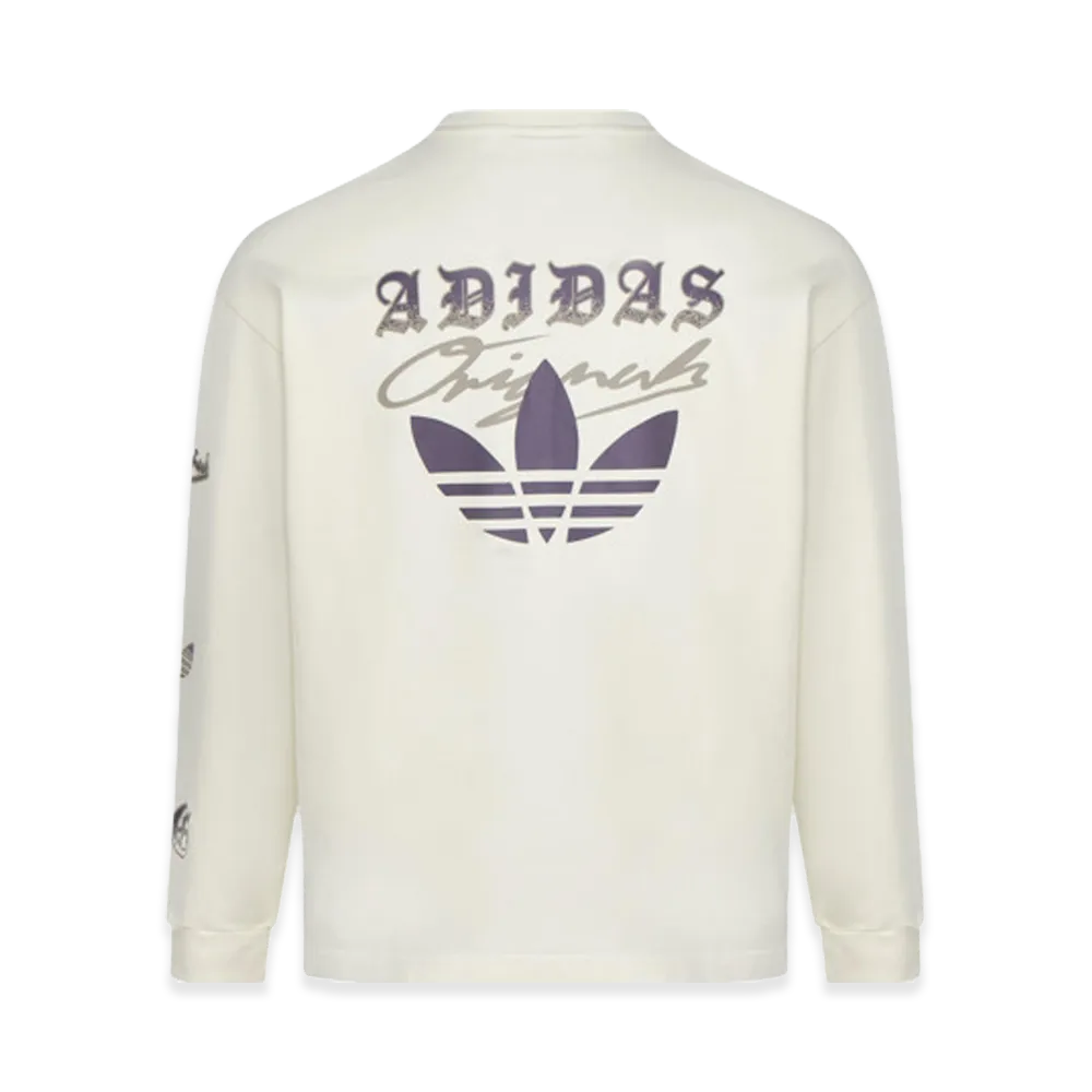 adidas Originals Top GFX Knit Long Sleeve "White"