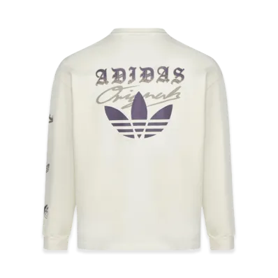 adidas Originals Top GFX Knit Long Sleeve "White"