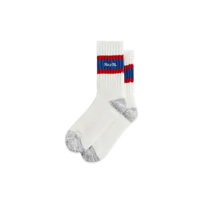 Kith Chunky Rib Striped Crew Socks "Retro"