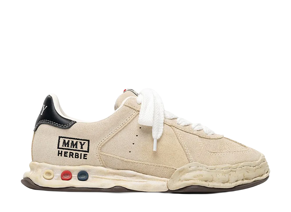 Maison MIHARA YASUHIRO HERBIE OG Sole Overdyed Suede Low-top Sneakers "White"