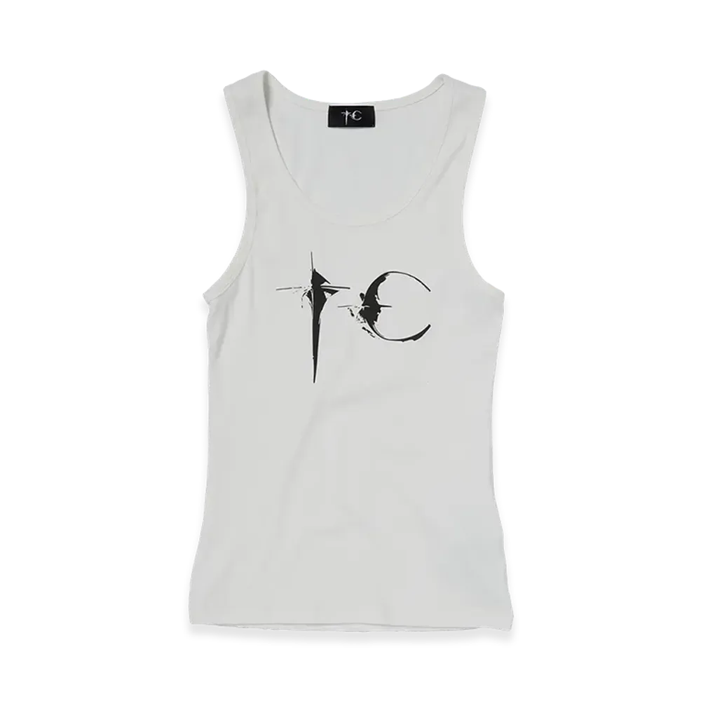 THUG CLUB Women's TC Not Easy Tank Top "White"