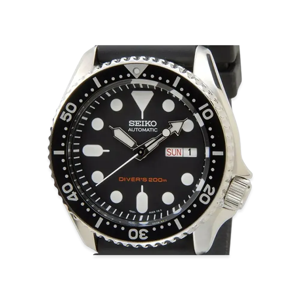 SEIKO Automatic Diver Boy Automatic Watch "Black"