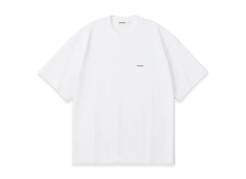 everyone Women's Original Logo American Cotton Tee Petit "White"