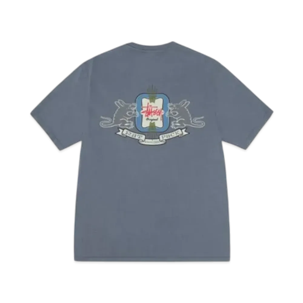 Stussy Homebrew Tee Pigment Dyed "Navy"