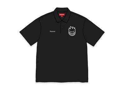 Supreme x Spitfire Polo "Black"
